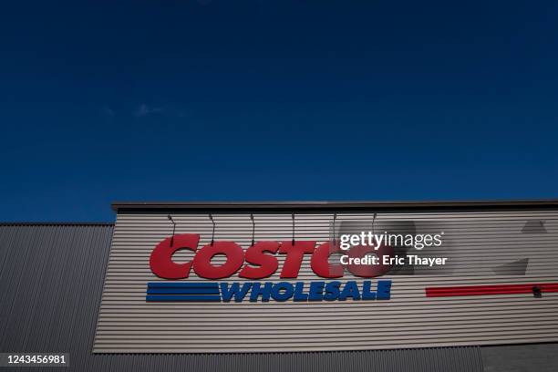 Costco store is seen on September 23, 2022 in Monterey Park, California. Costco Wholesale Corp. Topped estimates for quarterly results this week with...