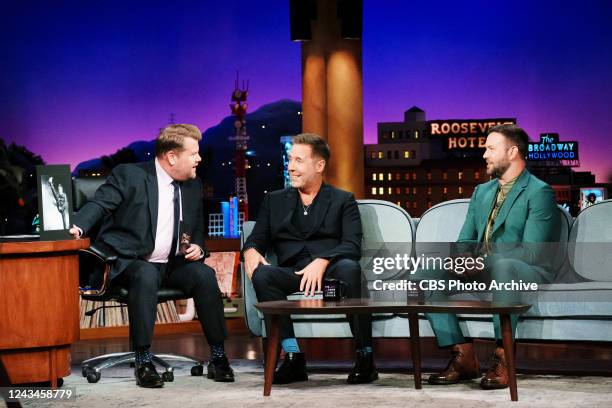 The Late Late Show with James Corden airing Thursday, September 22 with guests Paddy Considine, Taran Killam, and Sean Jordan.