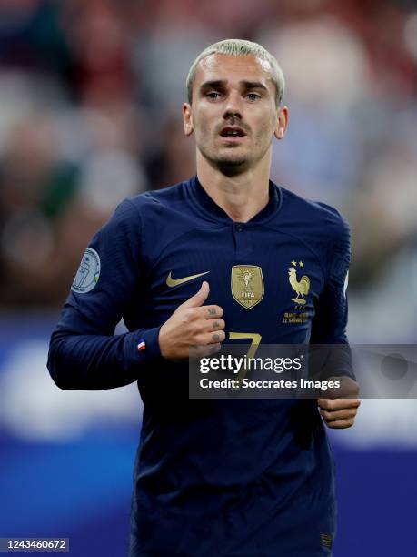 Antoine Griezmann of France during the UEFA Nations league match between France v Austria at the Stade de France on September 22, 2022 in Paris France