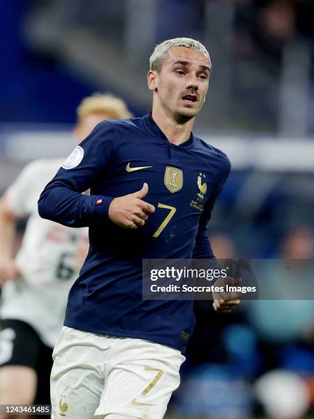 Antoine Griezmann of France during the UEFA Nations league match between France v Austria at the Stade de France on September 22, 2022 in Paris France