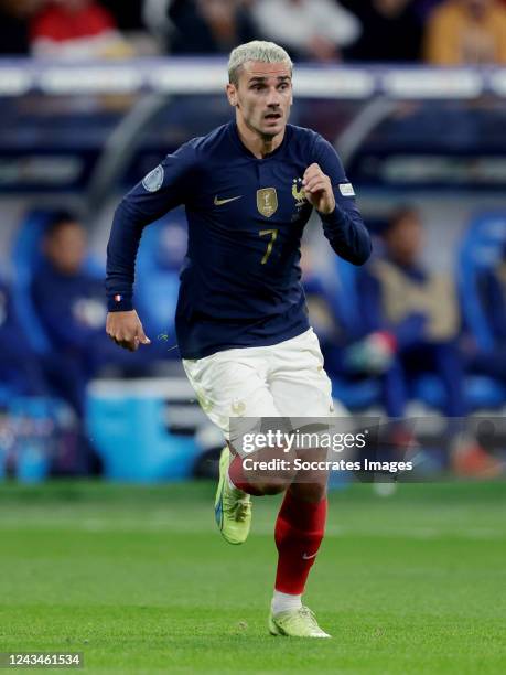 Antoine Griezmann of France during the UEFA Nations league match between France v Austria at the Stade de France on September 22, 2022 in Paris France