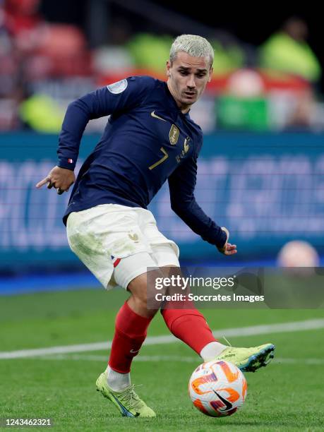 Antoine Griezmann of France during the UEFA Nations league match between France v Austria at the Stade de France on September 22, 2022 in Paris France