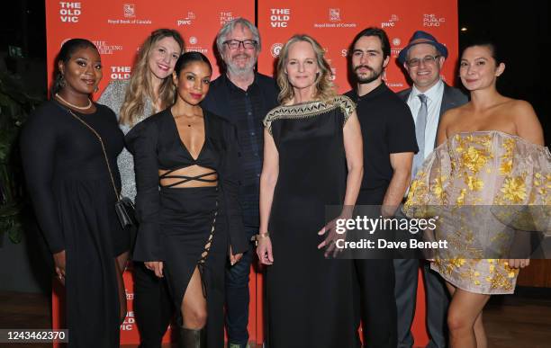 Baylis Assistant Director Aaliyah McKay, Theatre director Katy Rudd, Susan Kelechi Watson, Mark McKinney, Helen Hunt, Ben Schnetzer, Playwright...