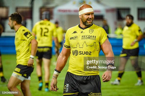 Mathew Rynard Rynard LANDMAN of US Carcassonne during the Pro D2 match between ...