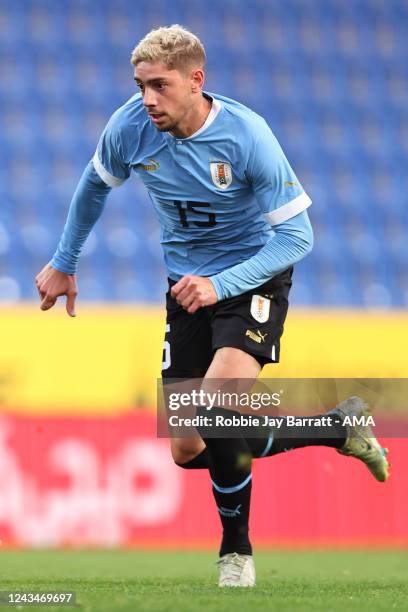 Federico Valverde of Uruguay during the International Friendly match between Iran and Uruguay at NV Arena on September 23, 2022 in St. Poelten,...