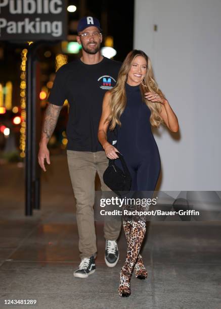 Joe Coba and Barbie Blank Coba are seen on September 23, 2022 in Los Angeles, California.
