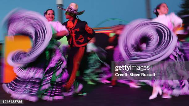 The Mexicans Folk Ballet performs a Day of the Dead Festival, in the tradition of Mexicos Día De Los Muertos. The show features a cultural dance and...