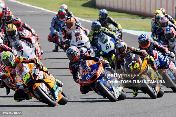Japanese Moto Racing Japanese Moto2 Photos and Premium High Res Pictures - Getty Images