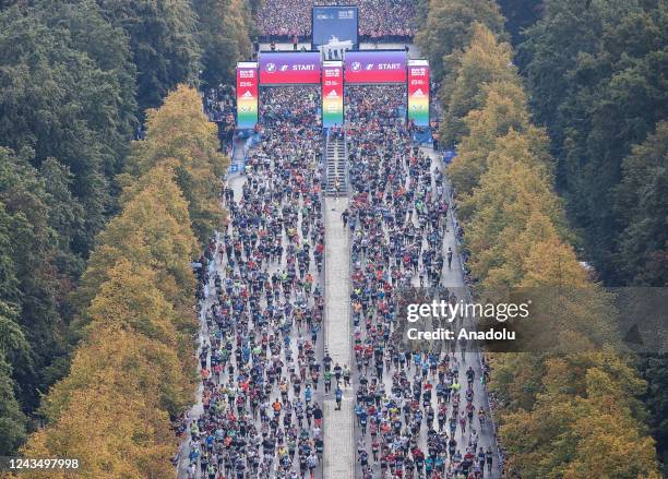 The 48th BMW Berlin Marathon held in Berlin, Germany on September 25, 2022. Kenyan athlete Eliud Kipchoge broke the world record with a time of...