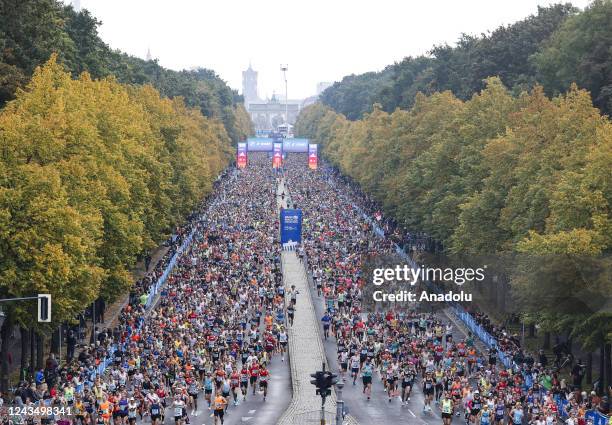 The 48th BMW Berlin Marathon held in Berlin, Germany on September 25, 2022. Kenyan athlete Eliud Kipchoge broke the world record with a time of...