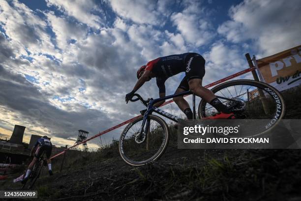 Illustration picture taken during the men elite race of the Cross Beringen, Sunday 25 September 2022 in Beringen, race 2/8 of the Exact Cross...