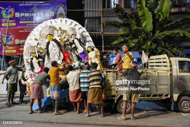 Durga R C 127 Huge Durga Idol Stock Photos, High-Res Pictures, and Images - Getty ...