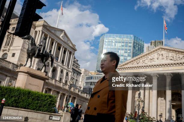 An exterior of the Bank of England in the aftermath of new Prime Minster, Liz Truss and her Chancellor Kwasi Kwarteng's mini-budget last Friday, the...