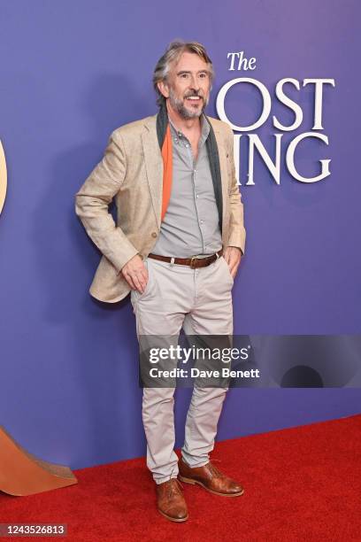 Steve Coogan attends the UK Premiere of "The Lost King" at The Ham Yard Hotel on September 26, 2022 in London, England.