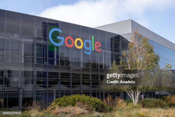 Google headquarters is seen in Mountain View, California, United States on September 26, 2022.