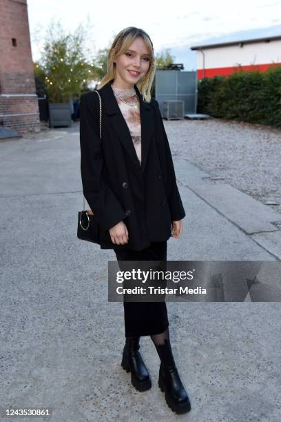 Lina Larissa Strahl attends the First Steps Awards 2022 at Motorwerk on September 26, 2022 in Berlin, Germany.