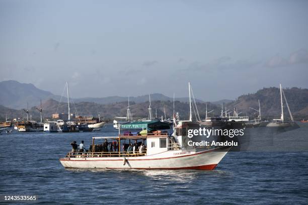 Foreign tourists prepare to diving at Labuan Bajo Harbor in East Nusa Tenggara, Indonesia, on September 27, 2022. The Indonesian Central Statistics...