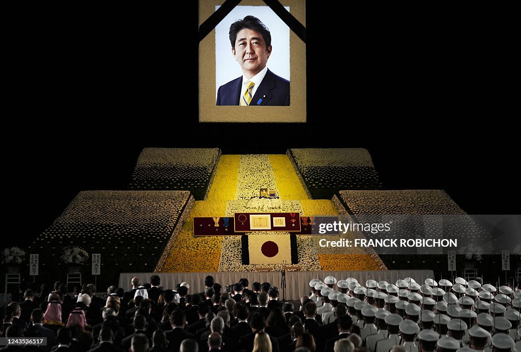 TOPSHOT-JAPAN-POLITICS-DIPLOMACY-ABE-FUNERAL