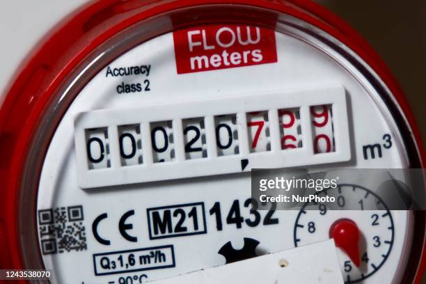 Gas meter is seen in Warsaw, Poland on 27 September, 2022. Gas prices in Europe have fallen after months of record high prices following Russia's...