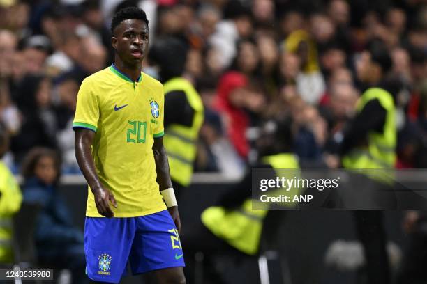 Vinicius junior of Brasil during the International Friendly match between Brazil and Ghana at Stade Oceane on September 23, 2022 in Le Havre, France....