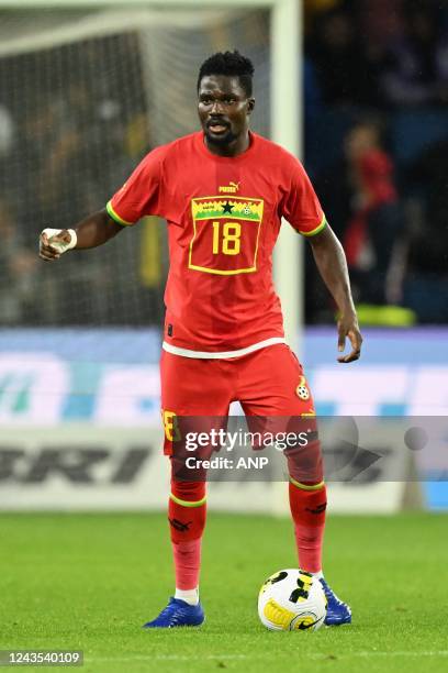 Daniel Amartey of Ghana during the International Friendly match between Brazil and Ghana at Stade Oceane on September 23, 2022 in Le Havre, France....