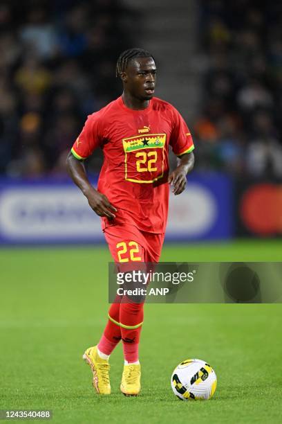 Kamaldeen Sulemana of Ghana during the International Friendly between Brazil and Ghana at Stade Oceane on September 23, 2022 in Le Havre, France. ANP...