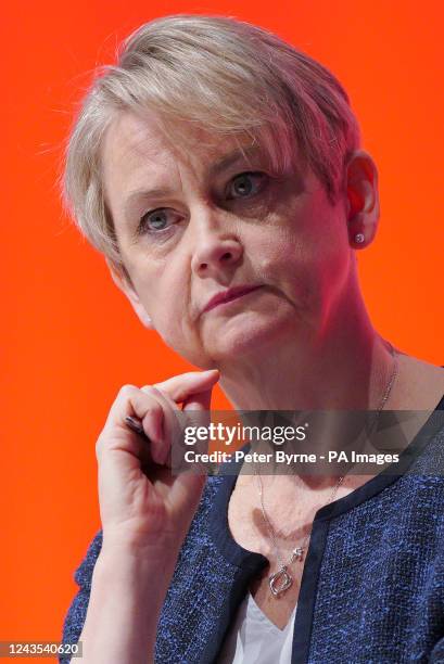 Shadow home secretary Yvette Cooper during the Labour Party Conference at the ACC Liverpool. Picture date: Tuesday September 27, 2022.