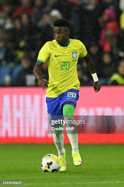 Vinicius junior of Brasil during the International Friendly match between Brazil and Ghana at Stade Oceane on September 23, 2022 in Le Havre, France....