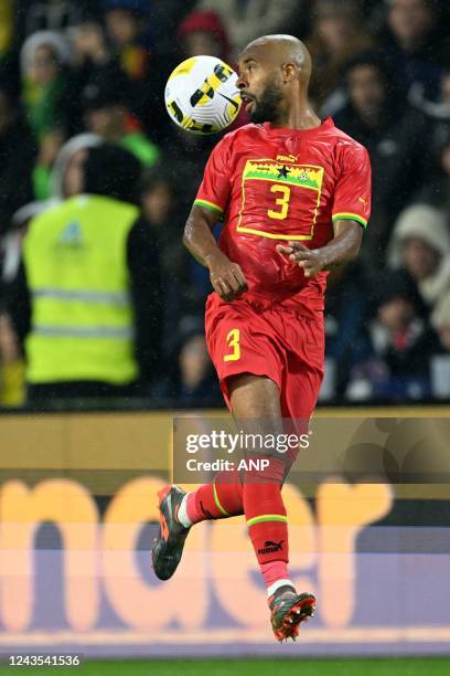 Denis Odoi of Ghana during the International Friendly match between Brazil and Ghana at Stade Oceane on September 23, 2022 in Le Havre, France. ANP |...