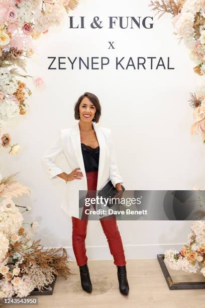 Janette Manrara attends the Zeynep Kartal x Li & Fung "Noblesse Oblige" Spring/Summer 2023 runway show on September 27, 2022 in London, England.