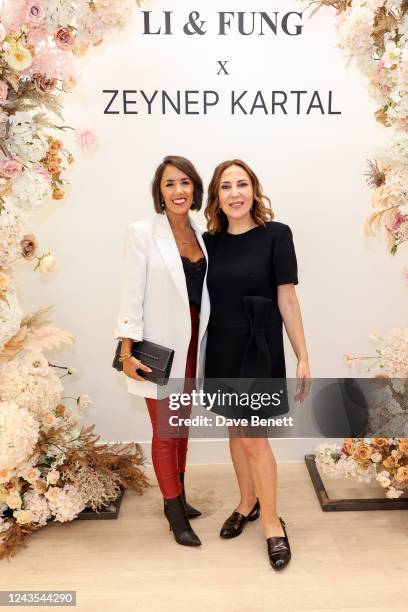 Janette Manrara and Zeynep Kartal attend the Zeynep Kartal x Li & Fung "Noblesse Oblige" Spring/Summer 2023 runway show on September 27, 2022 in...