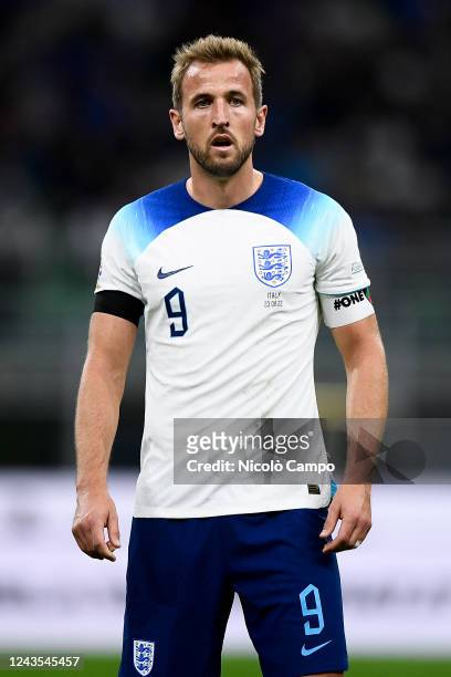 Harry Kane of England looks on during the UEFA Nations League football match between Italy and England. Italy won 1-0 over England.