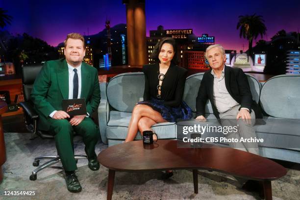 The Late Late Show with James Corden airing Monday, September 26 with guests Jurnee Smollett, Christoph Waltz, and Joy Crookes.