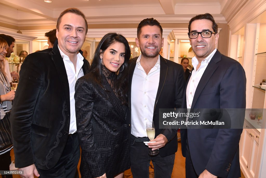 Adrian Duenas, Nina Magon, Miguel Moscoso and Marcelo Saenz attend ...