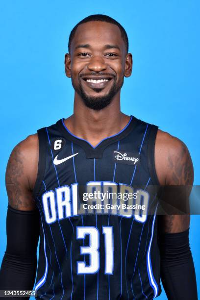 Terrence Ross of the Orlando Magic poses for a head shot during Media day on September 26, 2022 at the AdventHealth Training Center in Orlando,...