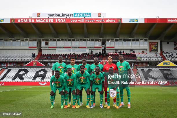 Senegal team group during the International Friendly between Senegal and Iran at Motion Invest Arena on September 27, 2022 in Maria Enzersdorf,...