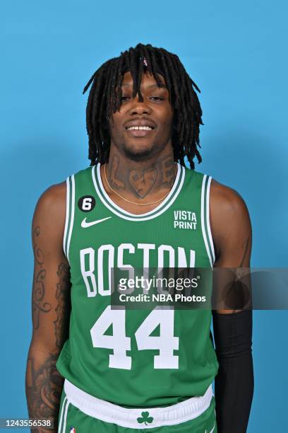 Robert Williams of the Boston Celtics poses for a portrait on September 26, 2022 at High Output Studios in Canton, Massachusetts. NOTE TO USER: User...