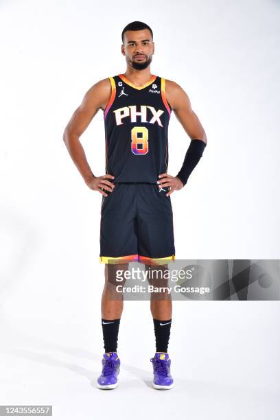 Timothe Luwawu-Cabarrot of the Phoenix Suns poses for a portrait during 2022 NBA Media Day on September 26 at the Footprint Center in Phoenix,...