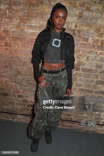 Leomie Anderson attends WizKid's performance at The Roundhouse on September 27, 2022 in London, England.