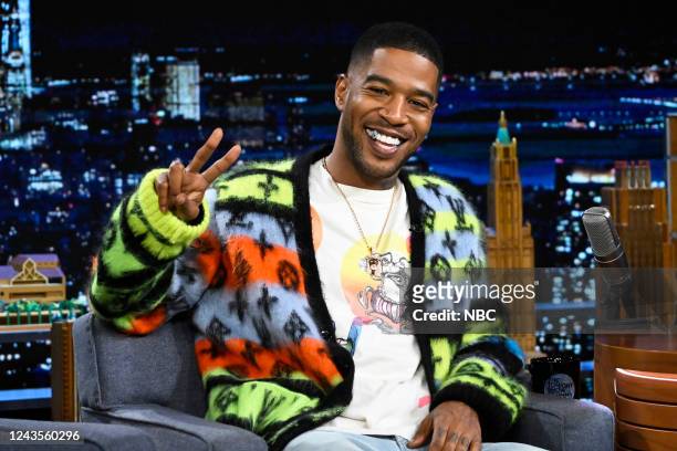 Episode 1718 -- Pictured: Rapper Kid Cudi during an interview on Tuesday, September 27, 2022 --
