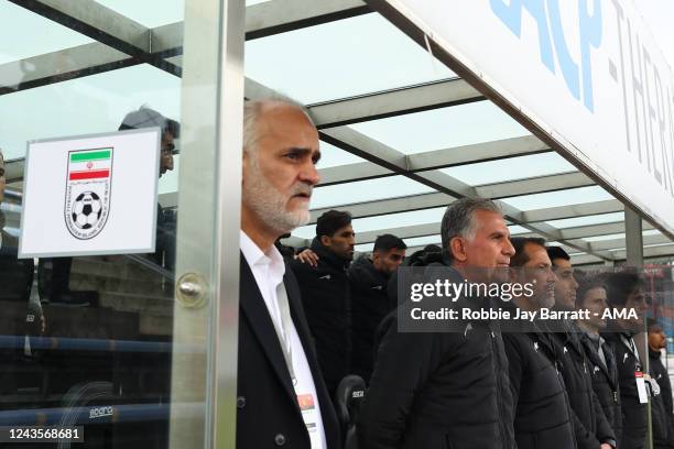 Carlos Queiroz the head coach / manager of Iran during the International Friendly between Senegal and Iran at Motion Invest Arena on September 27,...