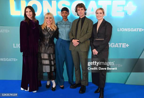 Carice van Houten, Paloma Faith, Kosar Ali, Pascal Valmont and Alice Englert attend the launch of Lionsgate+ at Freemasons Hall on September 28, 2022...