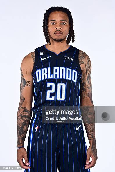 Markelle Fultz of the Orlando Magic poses during the 2022 Orlando ...