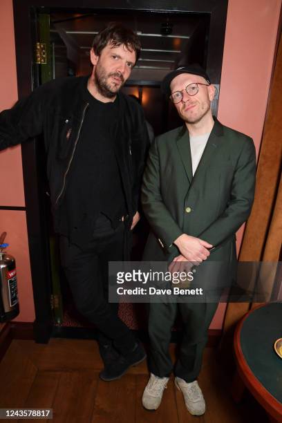 Jamie Reynolds and Alex Miller attend the VIP album launch party for "The Love That's Ours" by The Big Pink at The House of KOKO on September 28,...