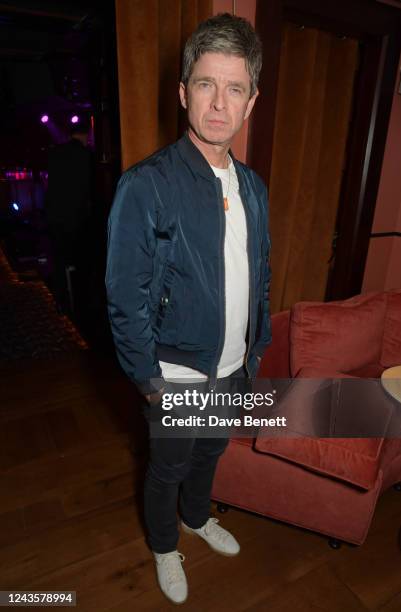 Noel Gallagher attends the VIP album launch party for "The Love That's Ours" by The Big Pink at The House of KOKO on September 28, 2022 in London,...