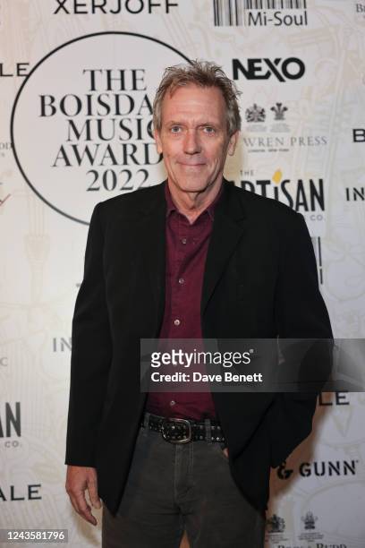 Hugh Laurie attends The Boisdale Music Awards at Boisdale of Canary Wharf on September 28, 2022 in London, England.