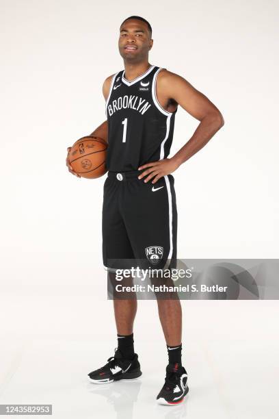 Warren of the Brooklyn Nets poses for a portrait on September 26, 2022 during NBA Media Day at HSS Training Center in Brooklyn, New York. NOTE TO...