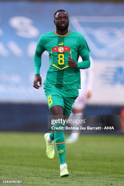 Cheikhou Kouyaté of Senegal during the International Friendly between Senegal and Iran at Motion Invest Arena on September 27, 2022 in Maria...