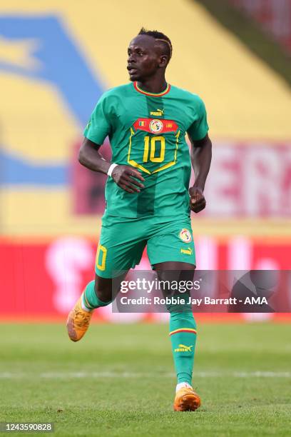 Sadio Mane of Senegal during the International Friendly between Senegal and Iran at Motion Invest Arena on September 27, 2022 in Maria Enzersdorf,...