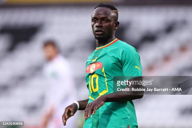 Sadio Mane of Senegal during the International Friendly between Senegal and Iran at Motion Invest Arena on September 27, 2022 in Maria Enzersdorf,...